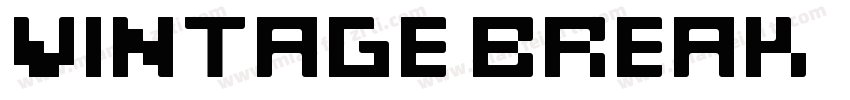 Vintage Break字体转换